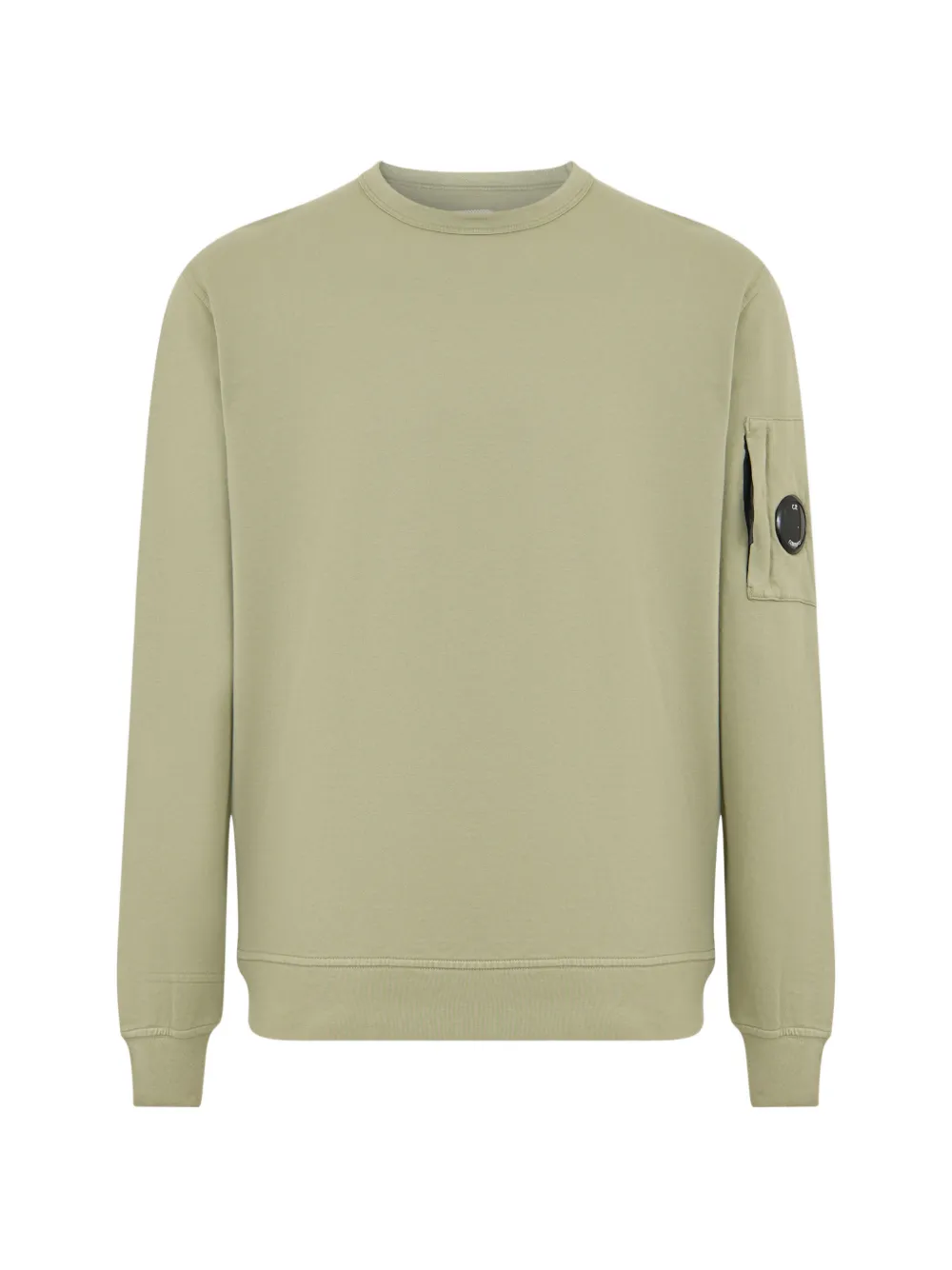 C.P. Company logo-detail crew-neck sweatshirt - Verde