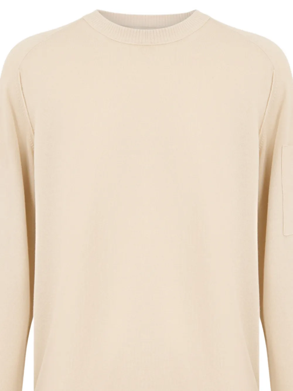C.P. Company Crêpe gebreide trui met Lens-detail Beige