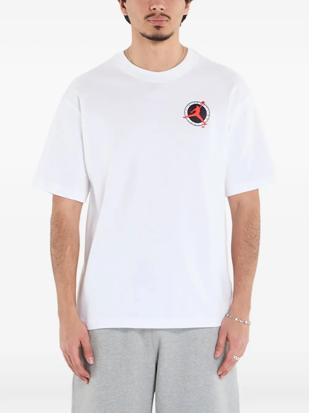 Jordan Flight Club T-shirt met logo Wit