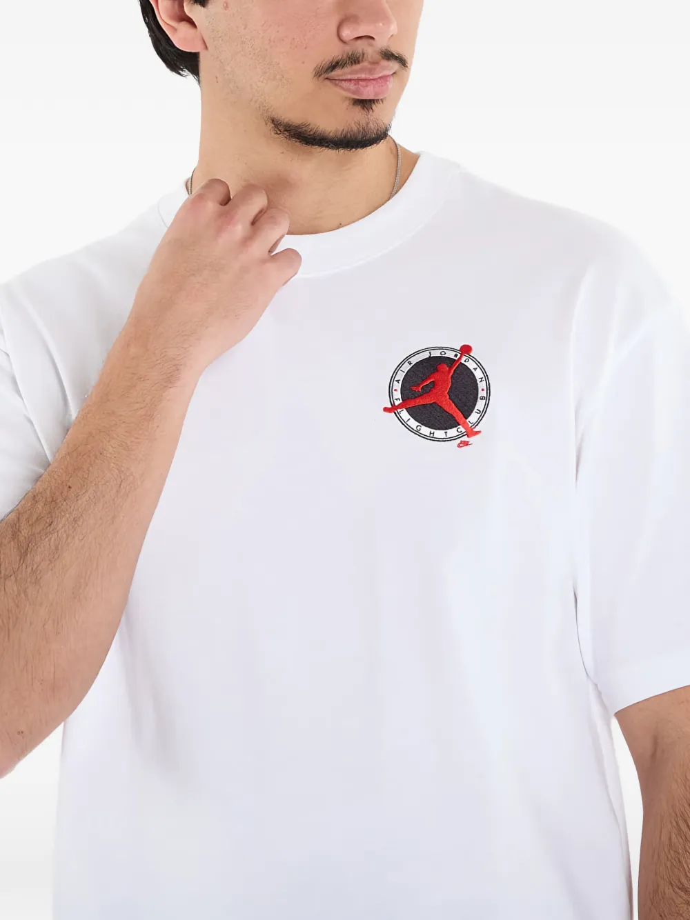 Jordan Flight Club T-shirt met logo Wit