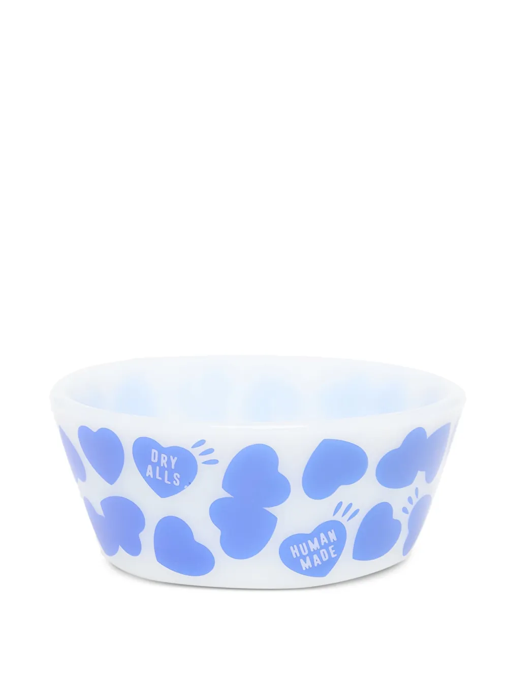 Human Made heart pattern bowl - Blu
