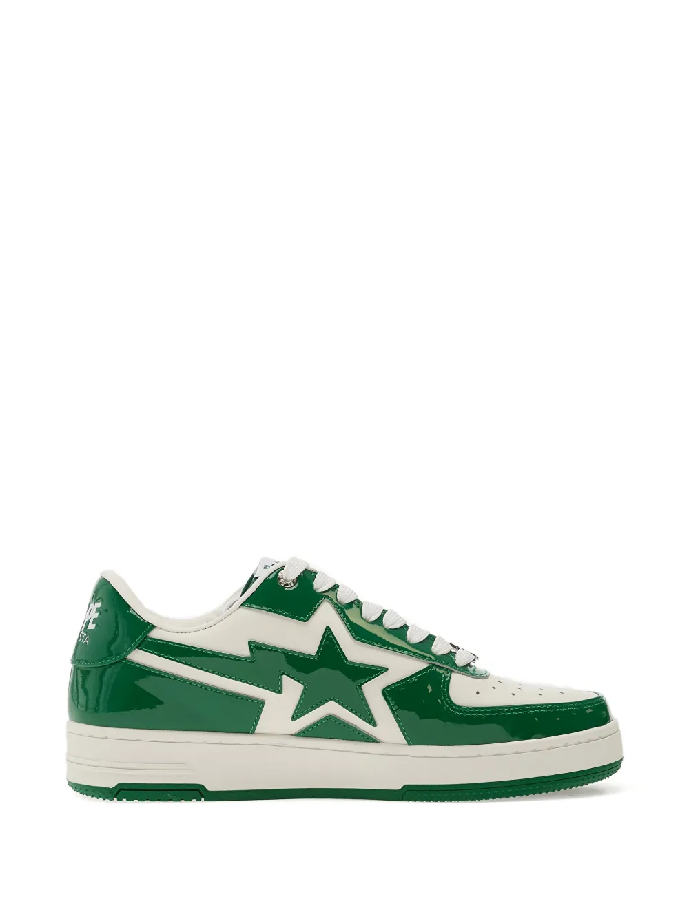 A BATHING APE Bape Sta #1 star lace-up sneakers Groen