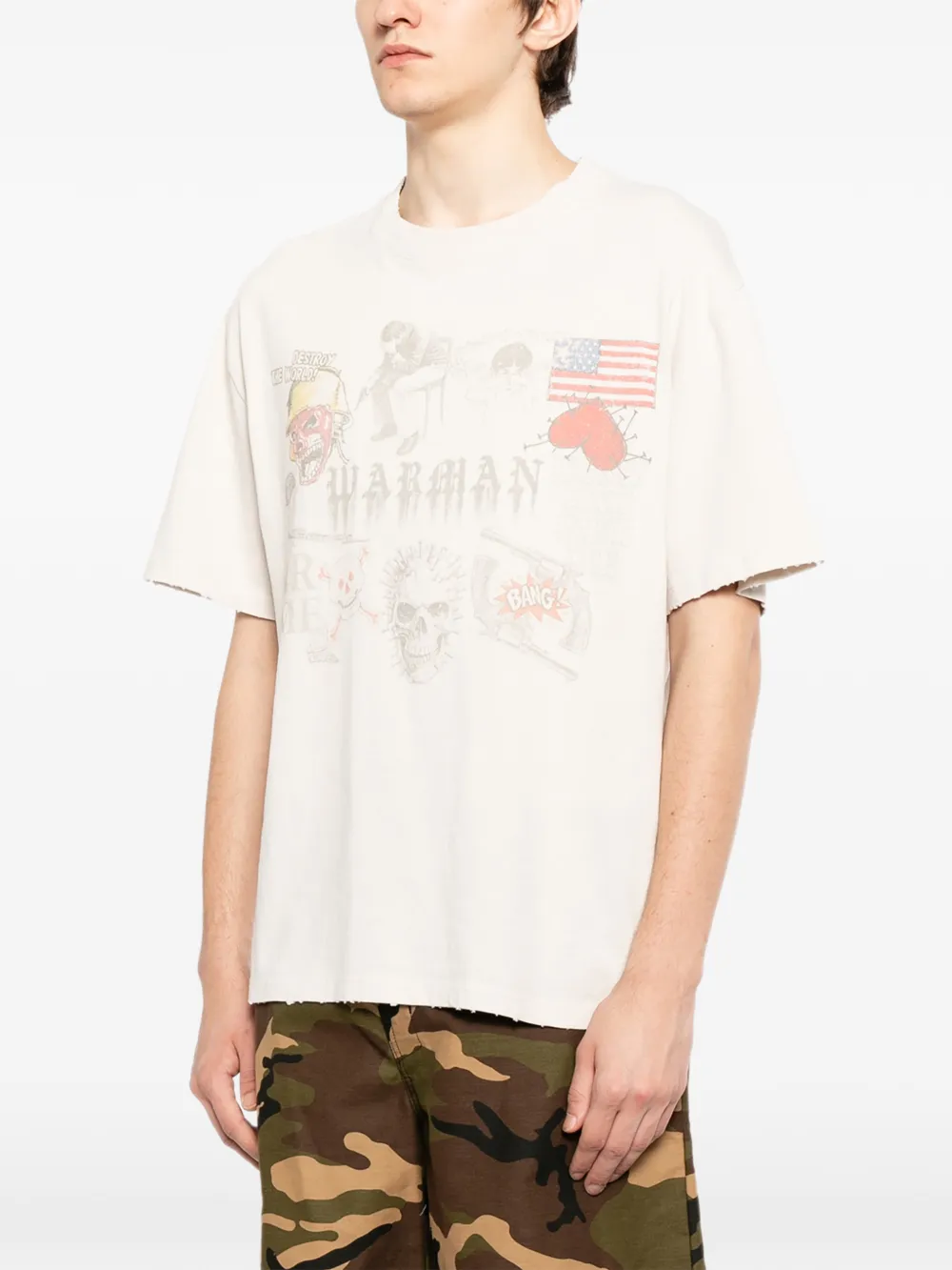  Warman Crew Neck T-shirt - Neutrals 