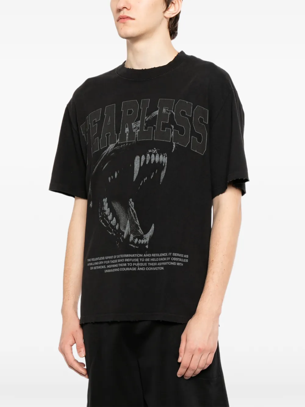  Warman Crew Neck T-shirt - Black 