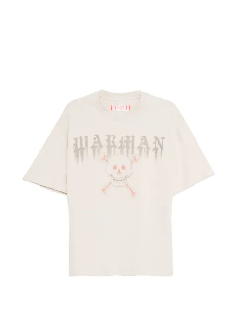 WARMAN playera con calavera estampada