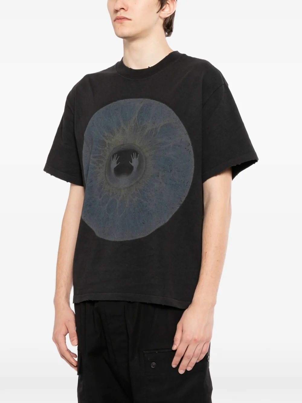  Warman Crew Neck T-shirt - Black 