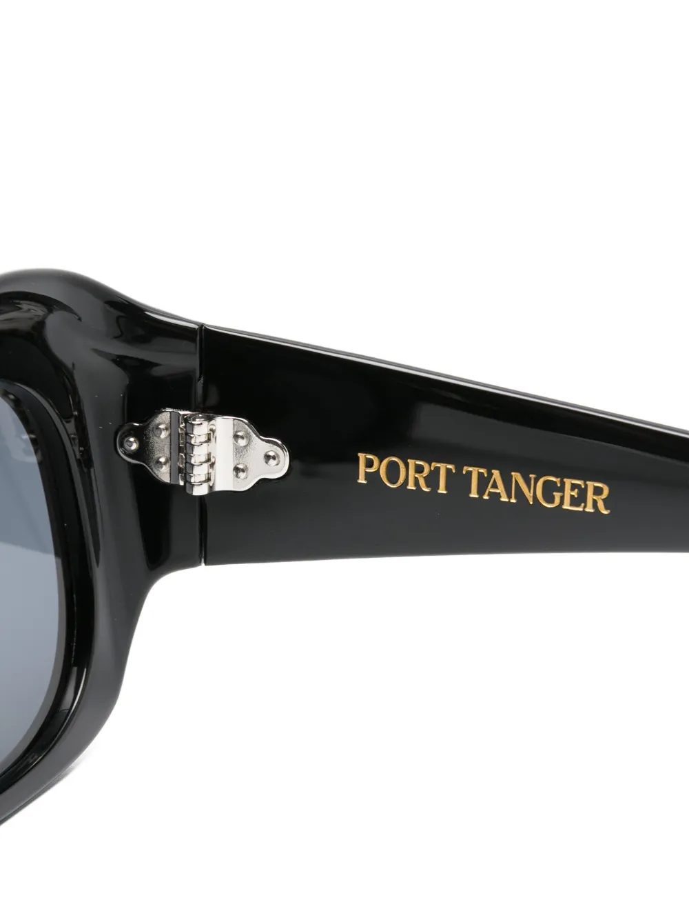 Port Tanger ラウンドフレーム サングラス | ブラック | FARFETCH JP