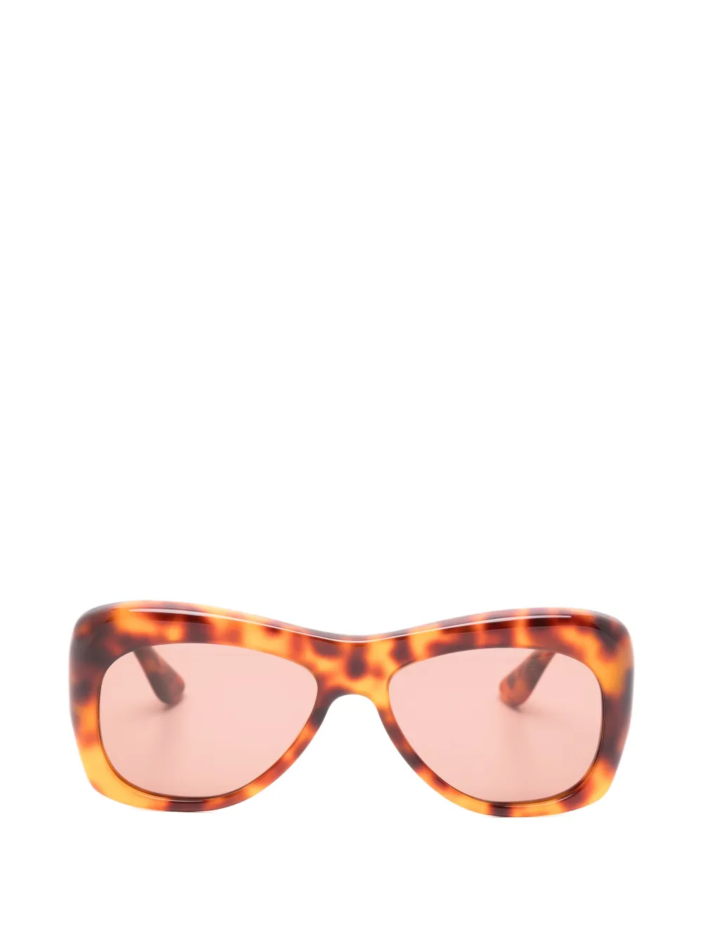 Port Tanger geometric sunglasses - Marrone