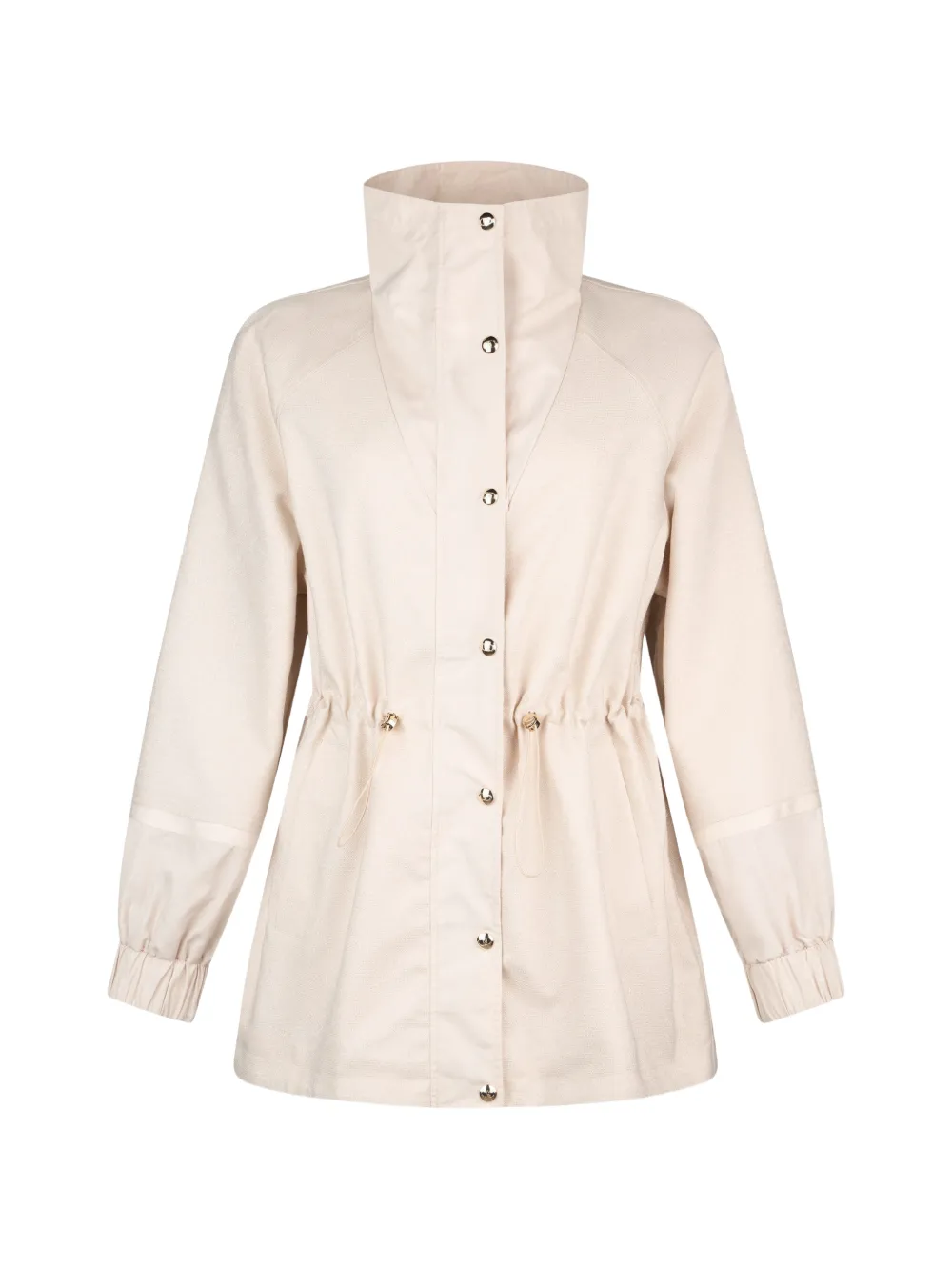 LIU JO drawstring-waist pocket jacket - Toni neutri