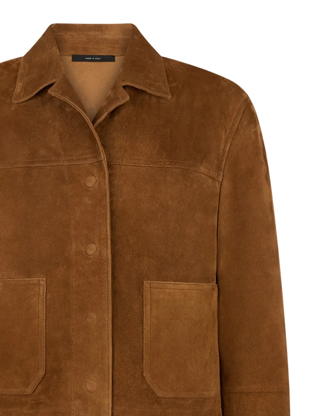  Tom Ford Buttoned-up Suede Jacket - Brown 