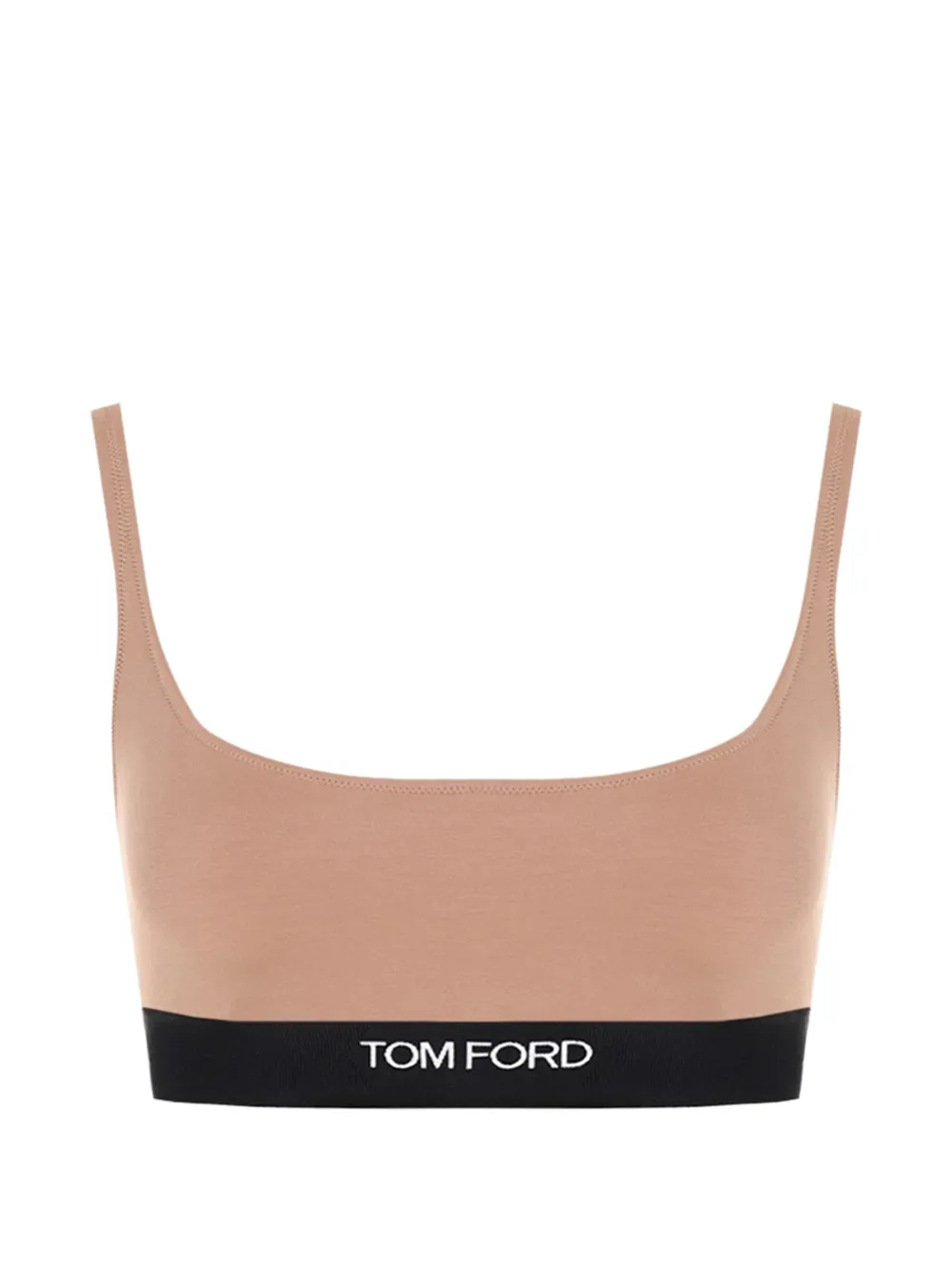 TOM FORD logo-underband bra - Toni neutri