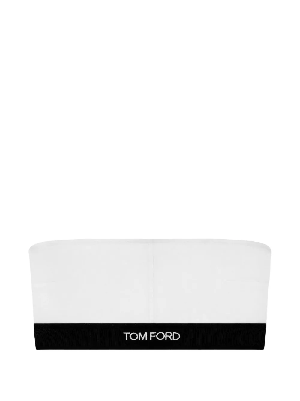 TOM FORD logo-band bra - Bianco