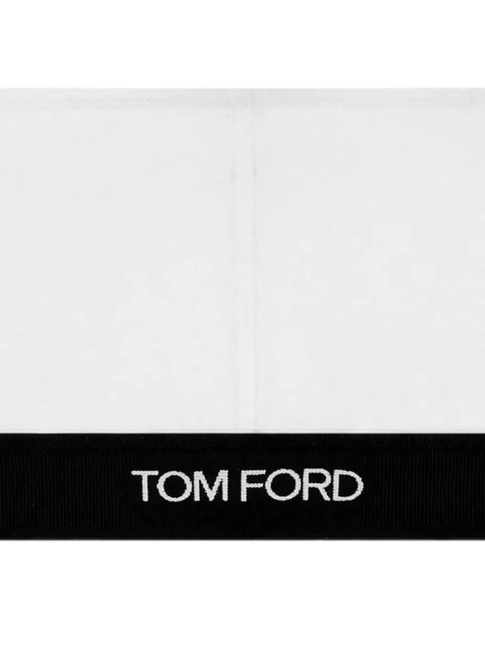  Tom Ford Logo-band Bra - White 