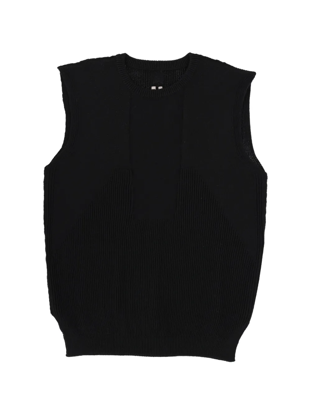 Rick Owens ribbed top - Nero