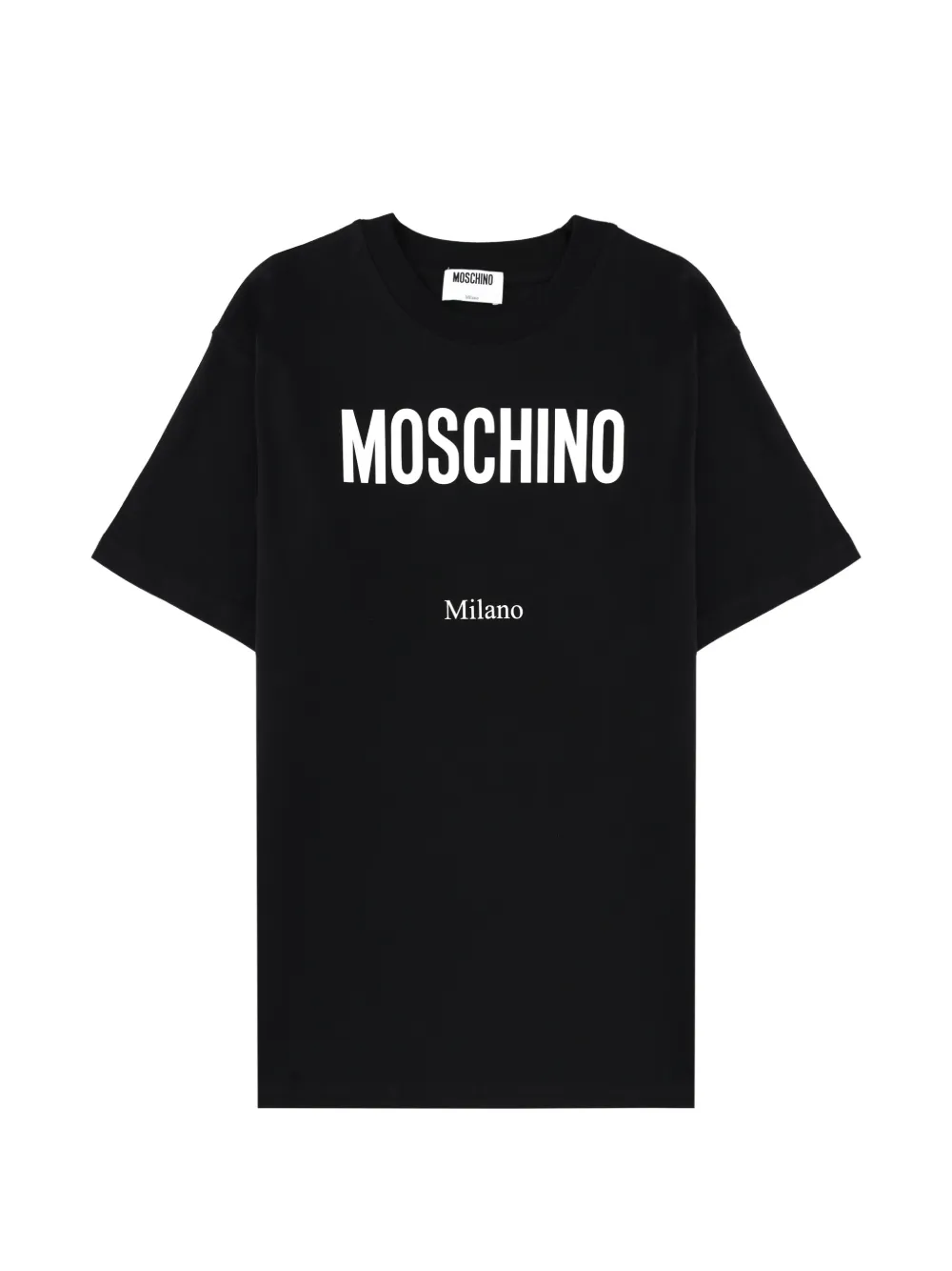 Moschino logo-print T-shirt - Schwarz