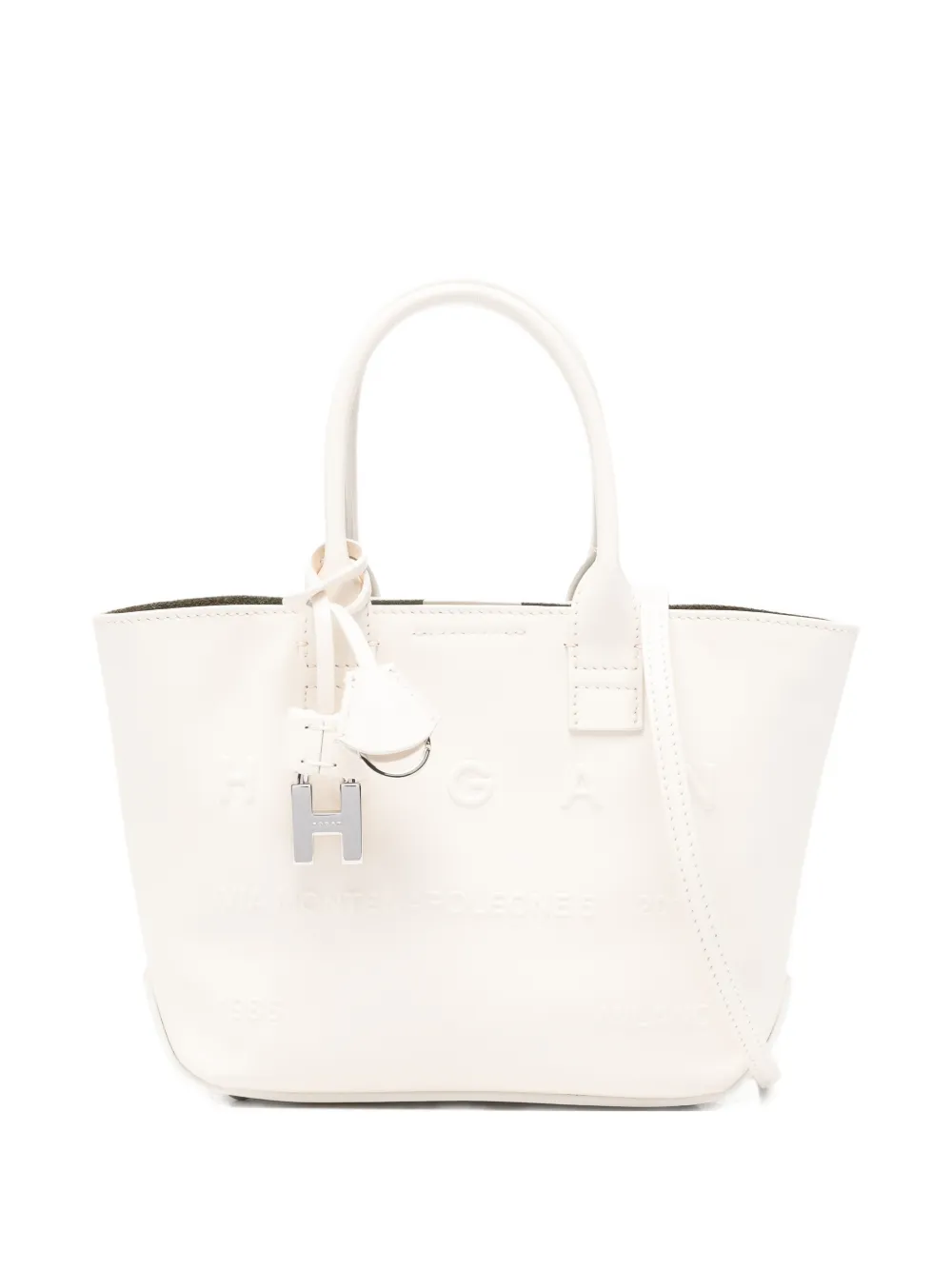 Hogan Borsa tote Address mini - Bianco