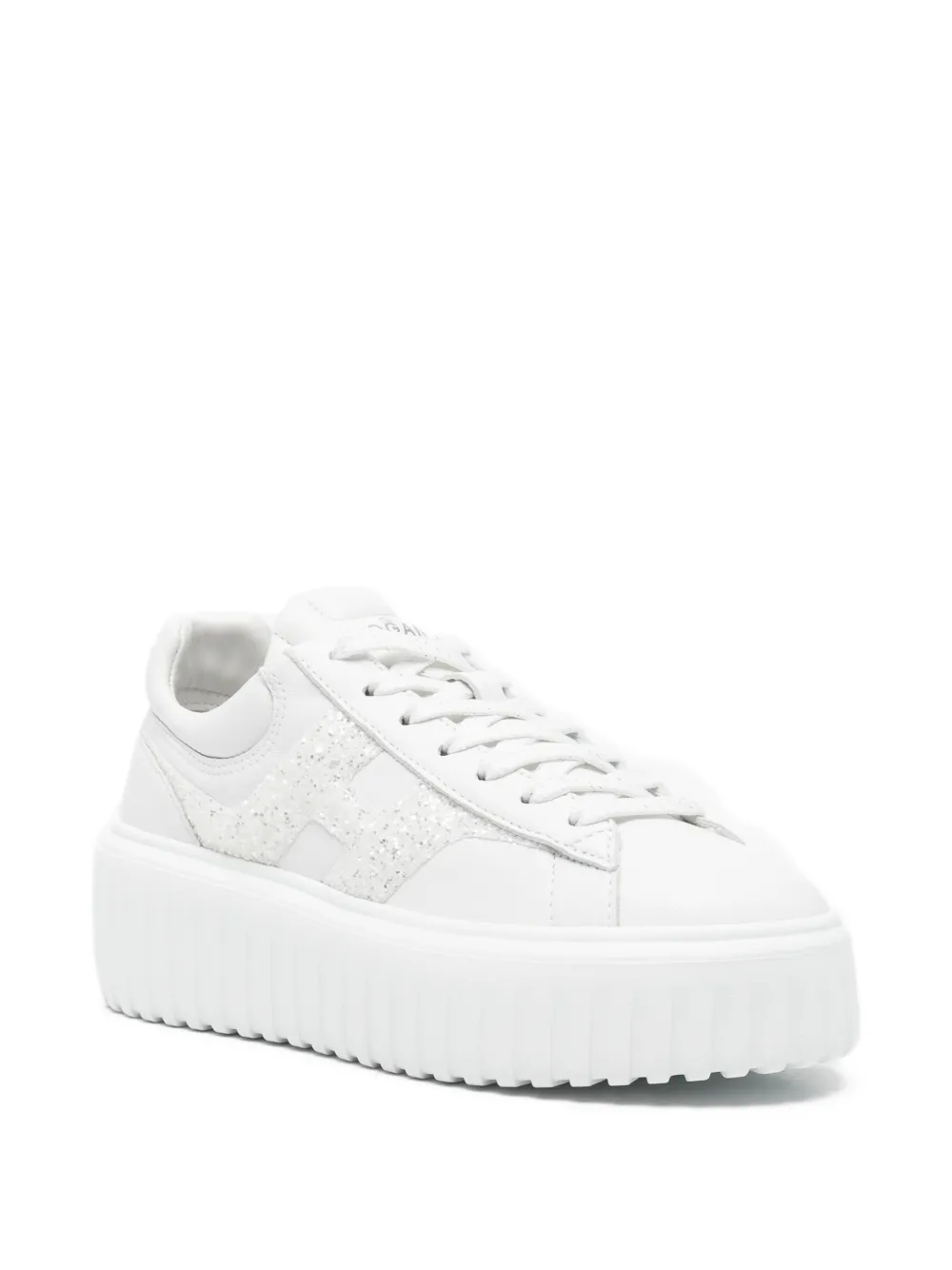 Hogan Sneakers met glitter Wit