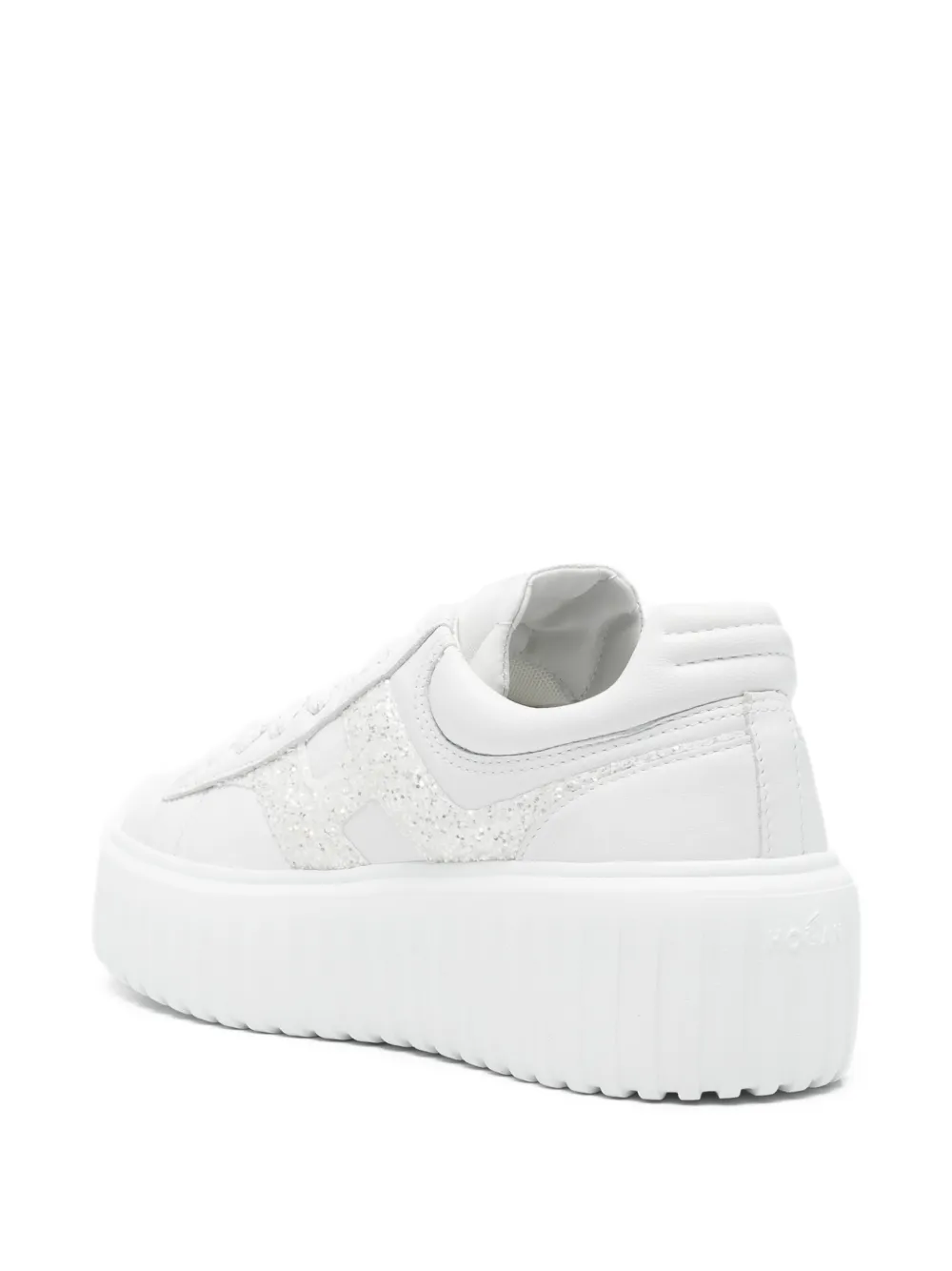 Hogan Sneakers met glitter Wit