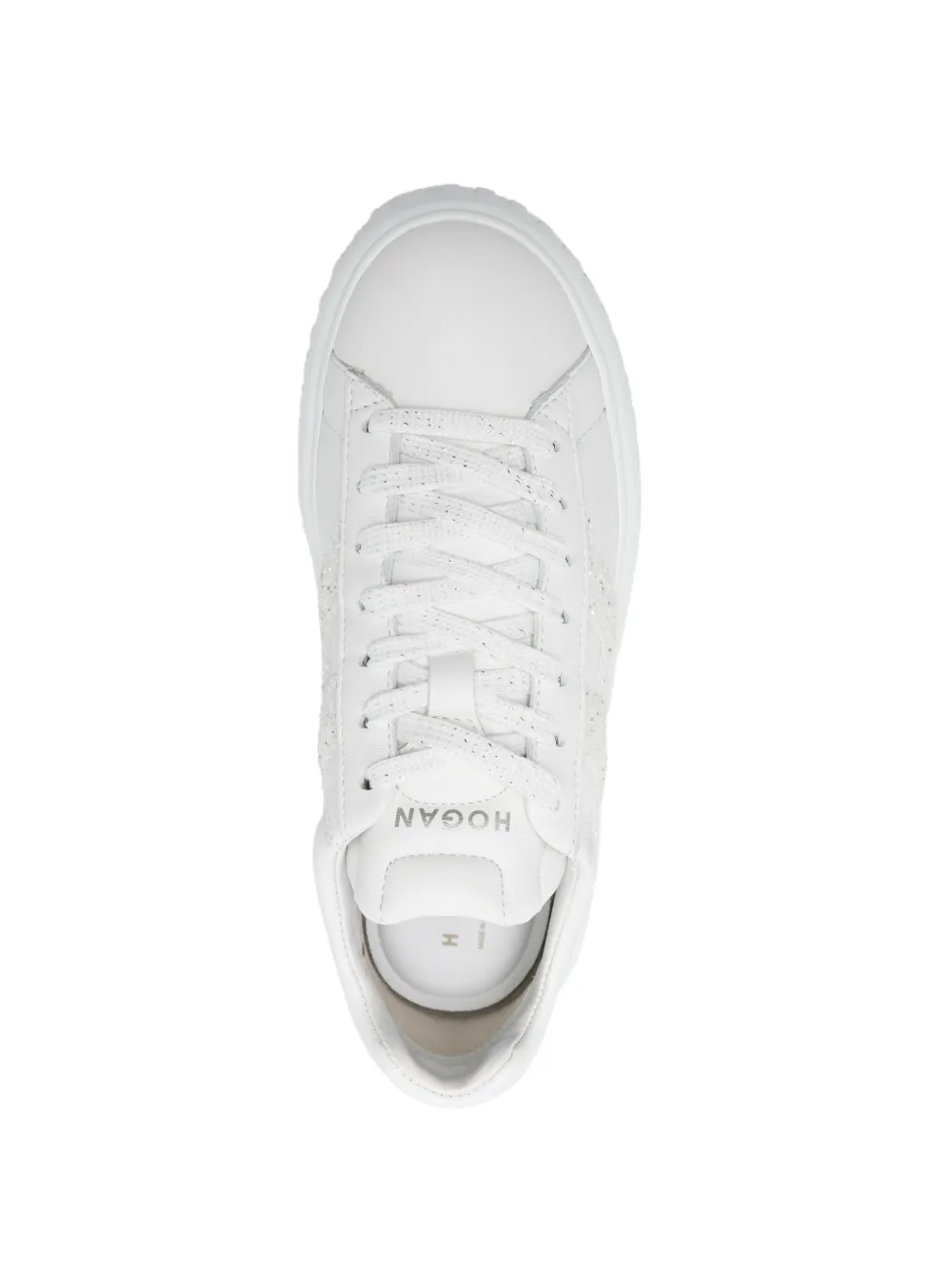 Hogan Sneakers met glitter Wit