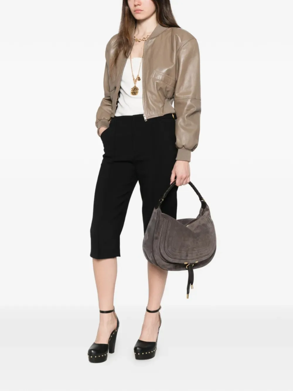 Chloé Marcie shopper Grijs