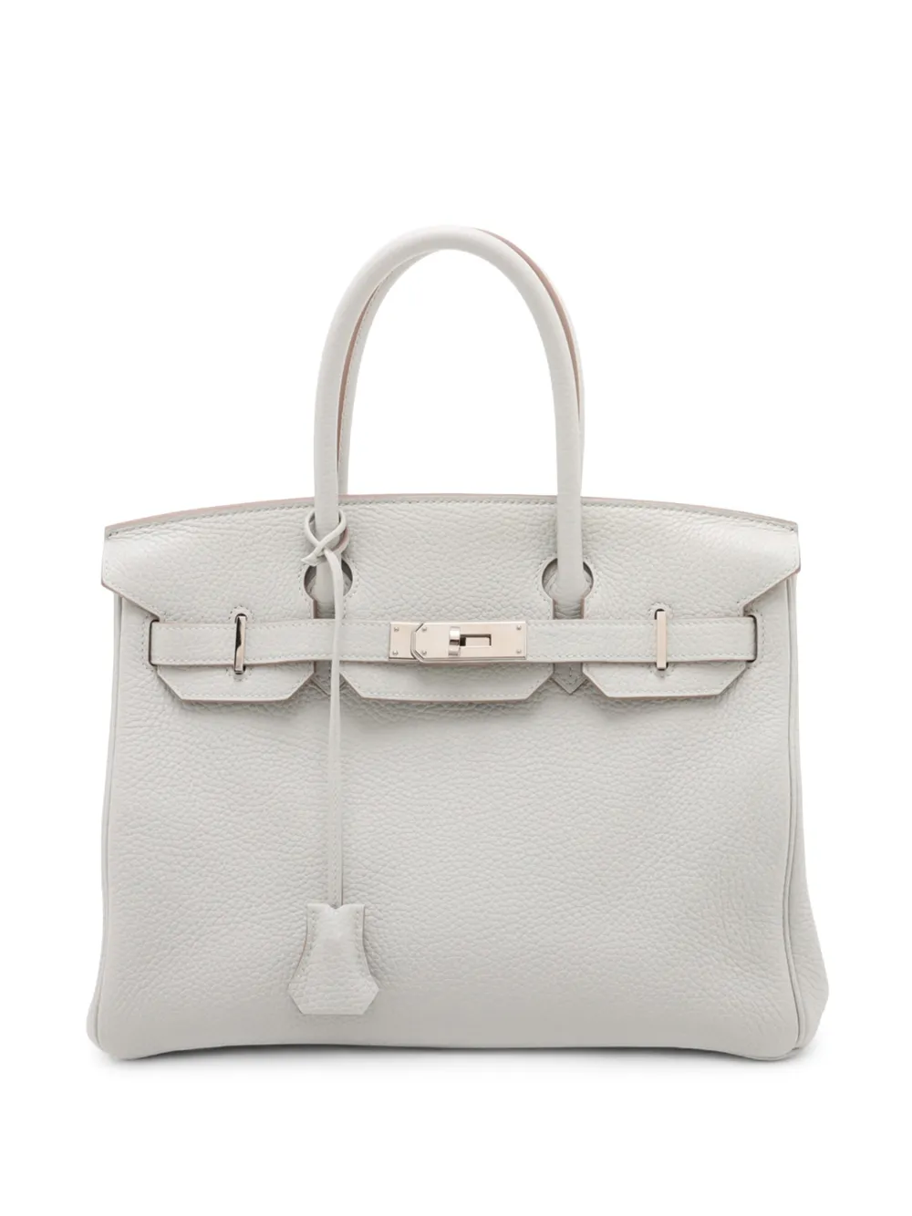 Hermès Pre-Owned Borsa a mano Birkin Retourne 30 in pelle Clemence 2018 - Grigio