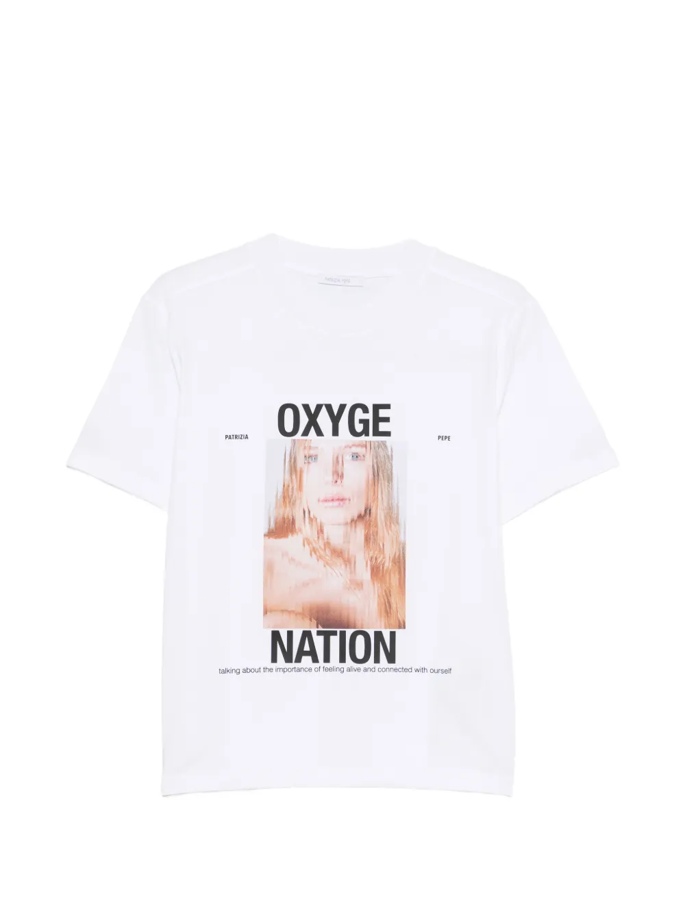 Patrizia Pepe graphic print T-shirt - Bianco