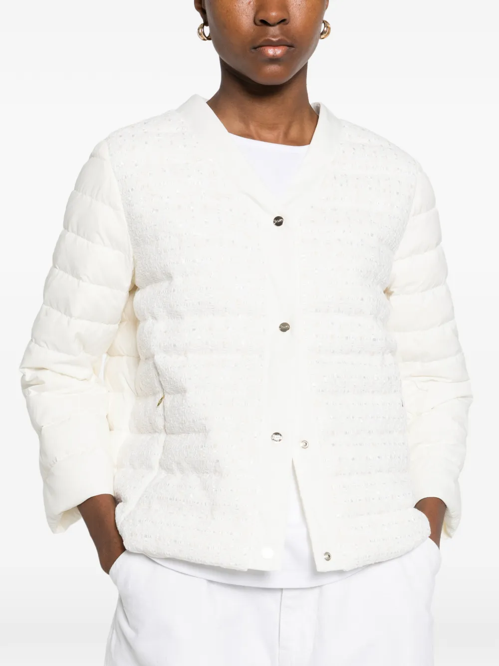 Buttoned Puffer Jacket