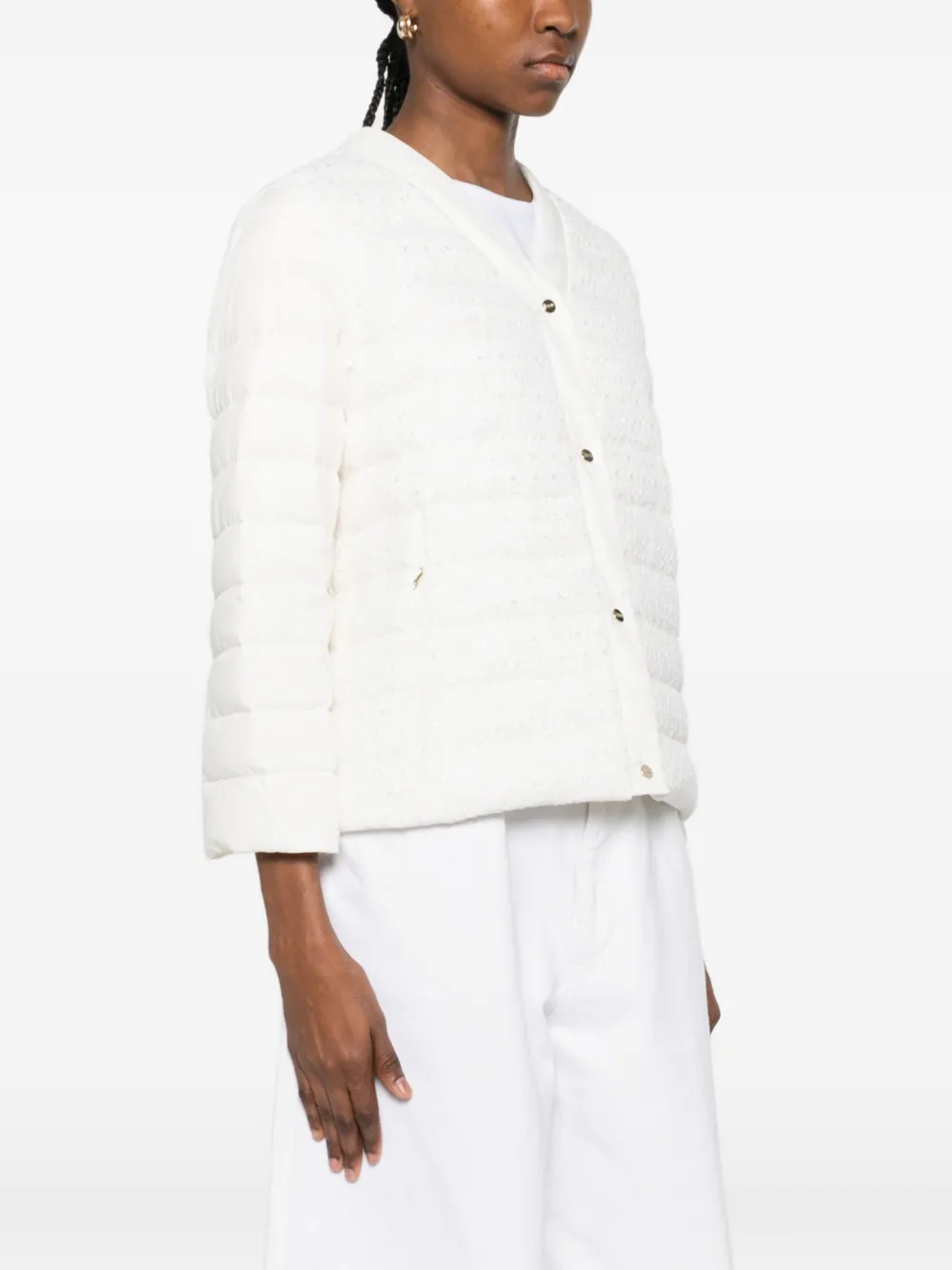 Buttoned Puffer Jacket