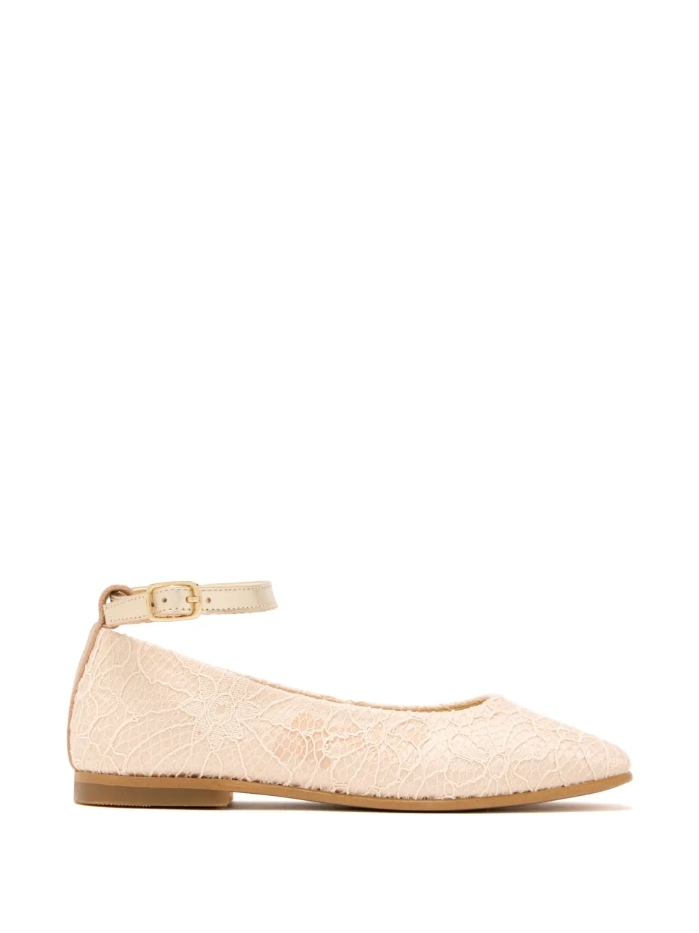 ANDANINES laced ballerina shoes - Toni neutri