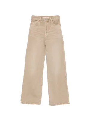 pinko ベージュ フード付き PINKO logo-embroidered Jeans | Neutrals | FARFETCH