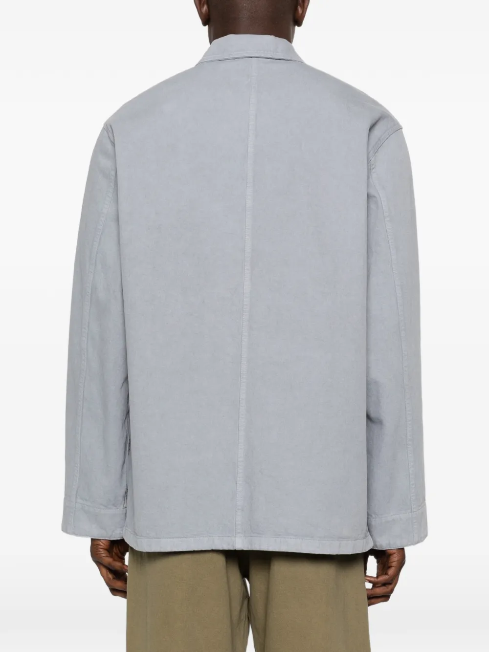A.P.C. Shirtjack met opgestikte zak Grijs