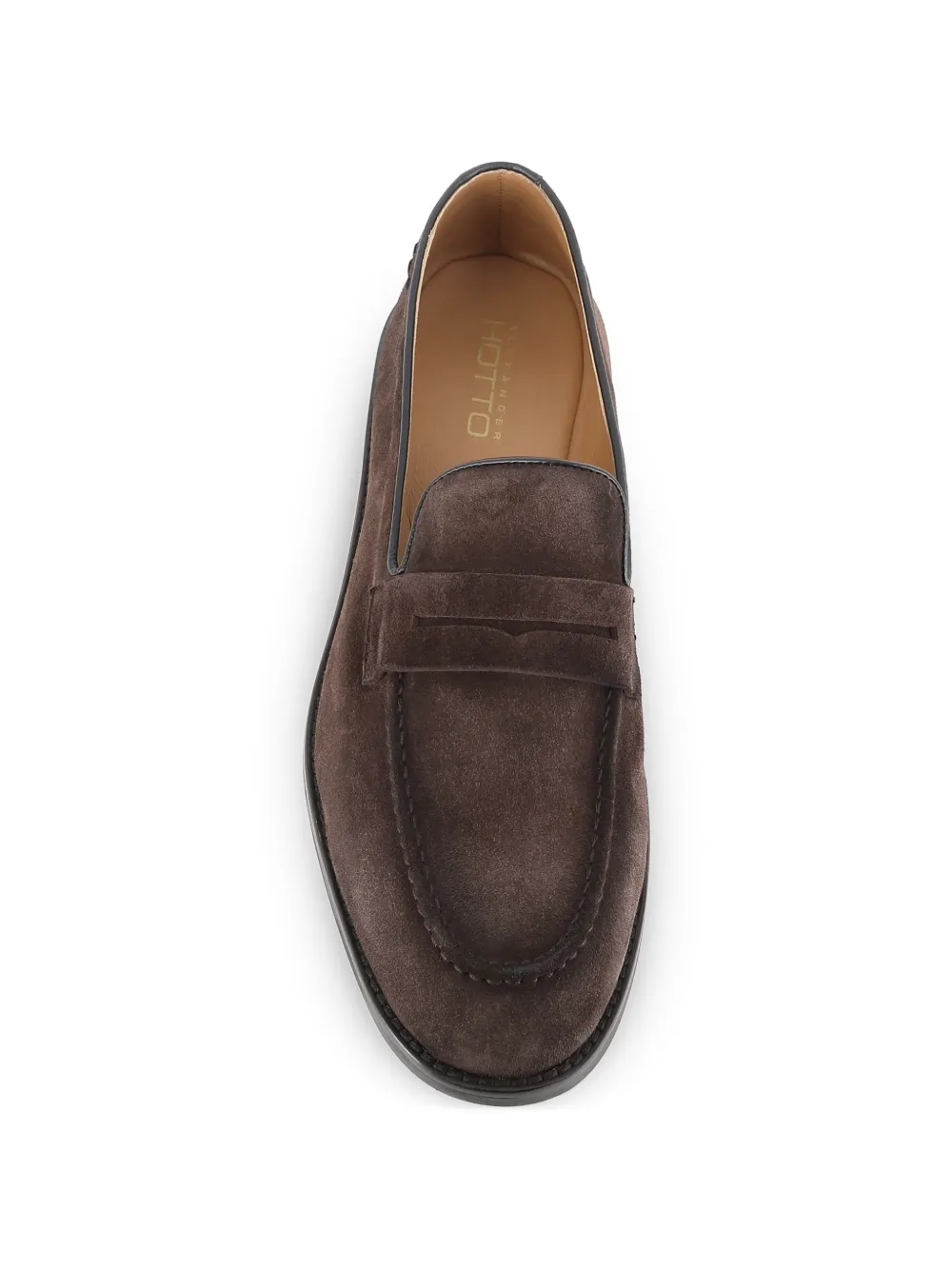 Alexander Hotto suede panelled loafers Bruin