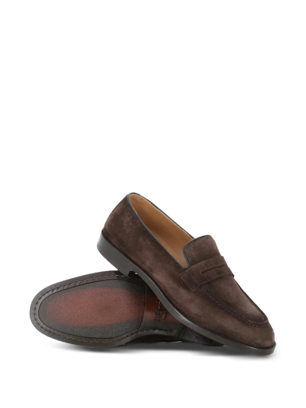 Alexander Hotto suede panelled loafers Bruin