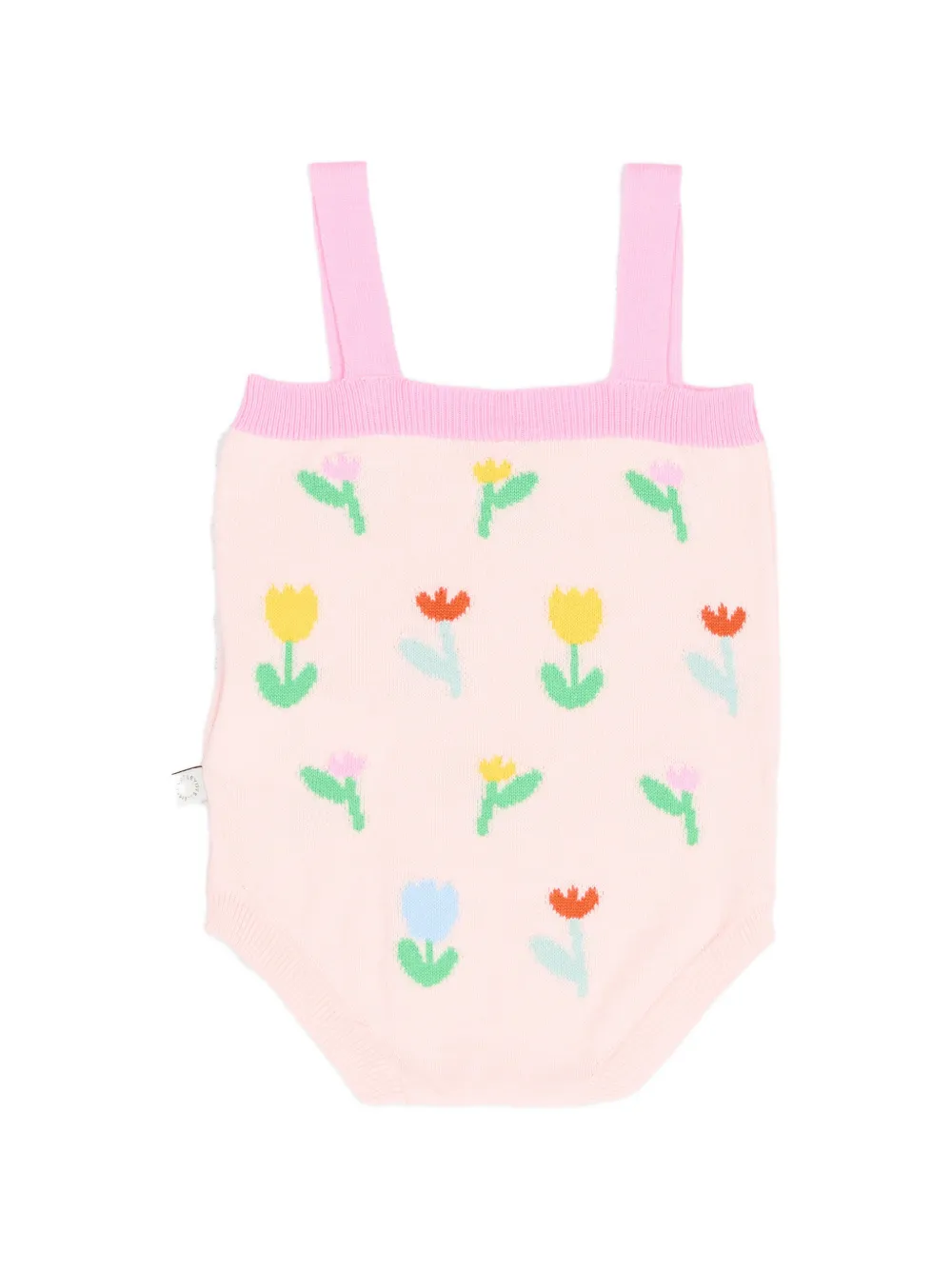  Stella Mccartney Kids Floral Strap Bodysuit - Pink 