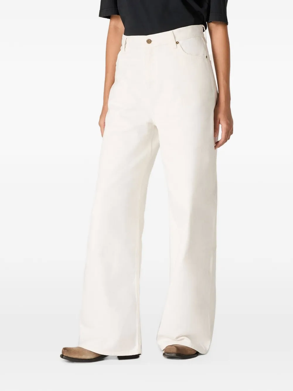 Golden Goose wide-leg jeans - Toni neutri