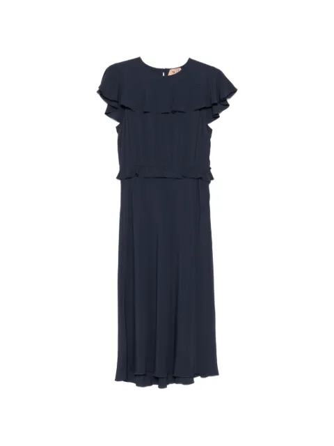 Nº21 robe mi-longue à volants