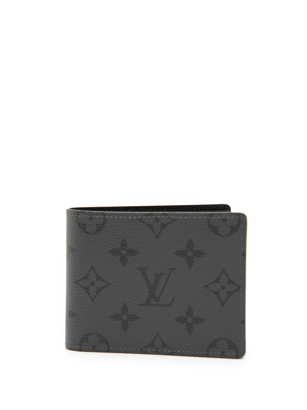 Louis Vuitton Pre-Owned Portafoglio Monogram Eclipse Reverse Slender 2021-2026 - Grigio