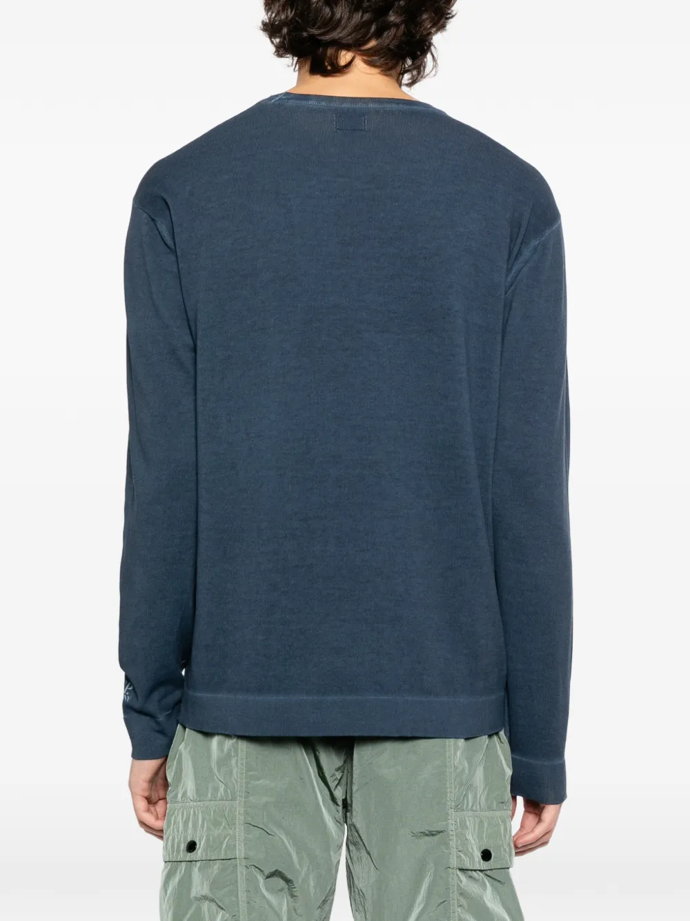 C.P. Company Dubbel geverfde sweater Blauw