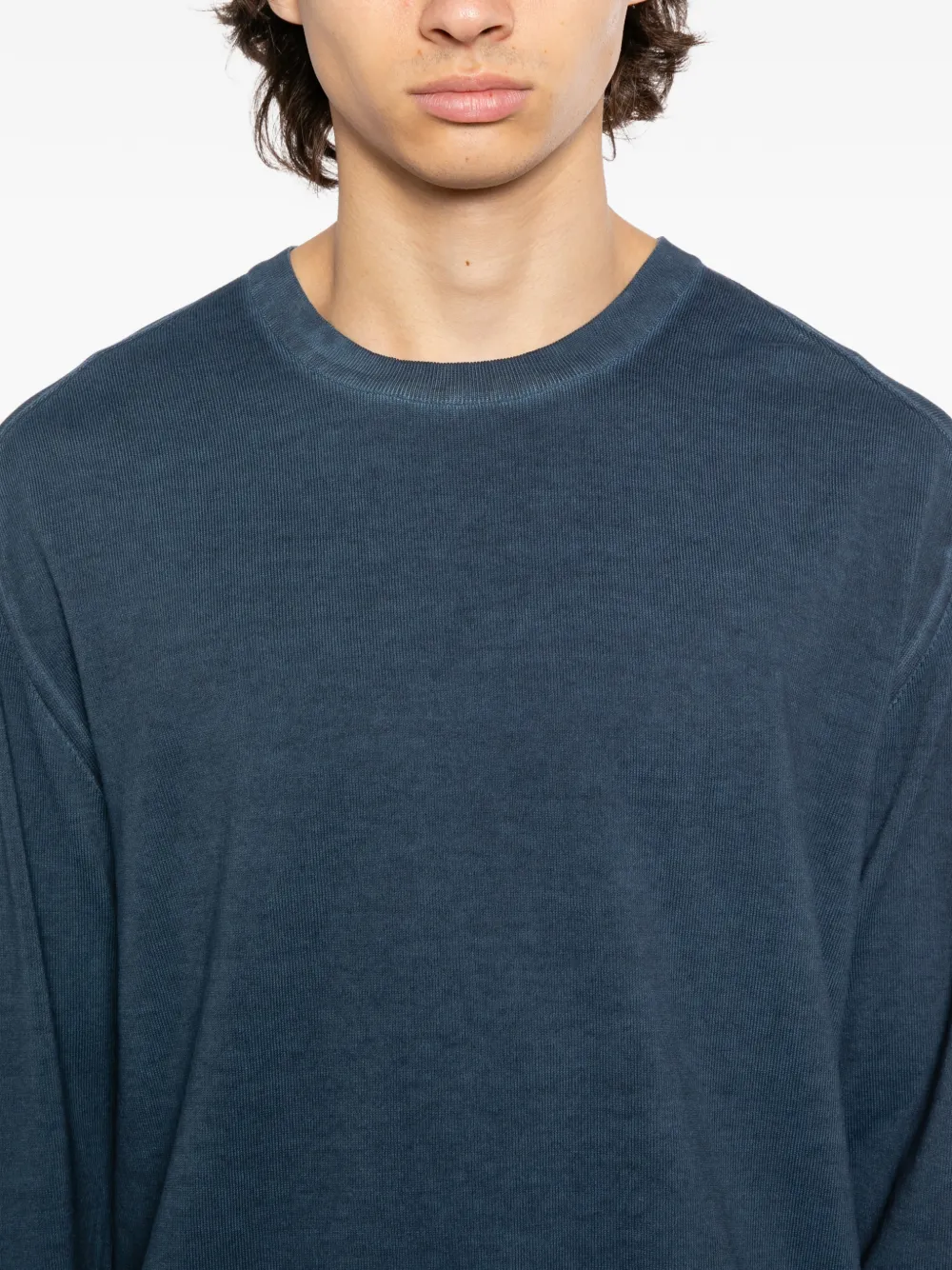 C.P. Company Dubbel geverfde sweater Blauw