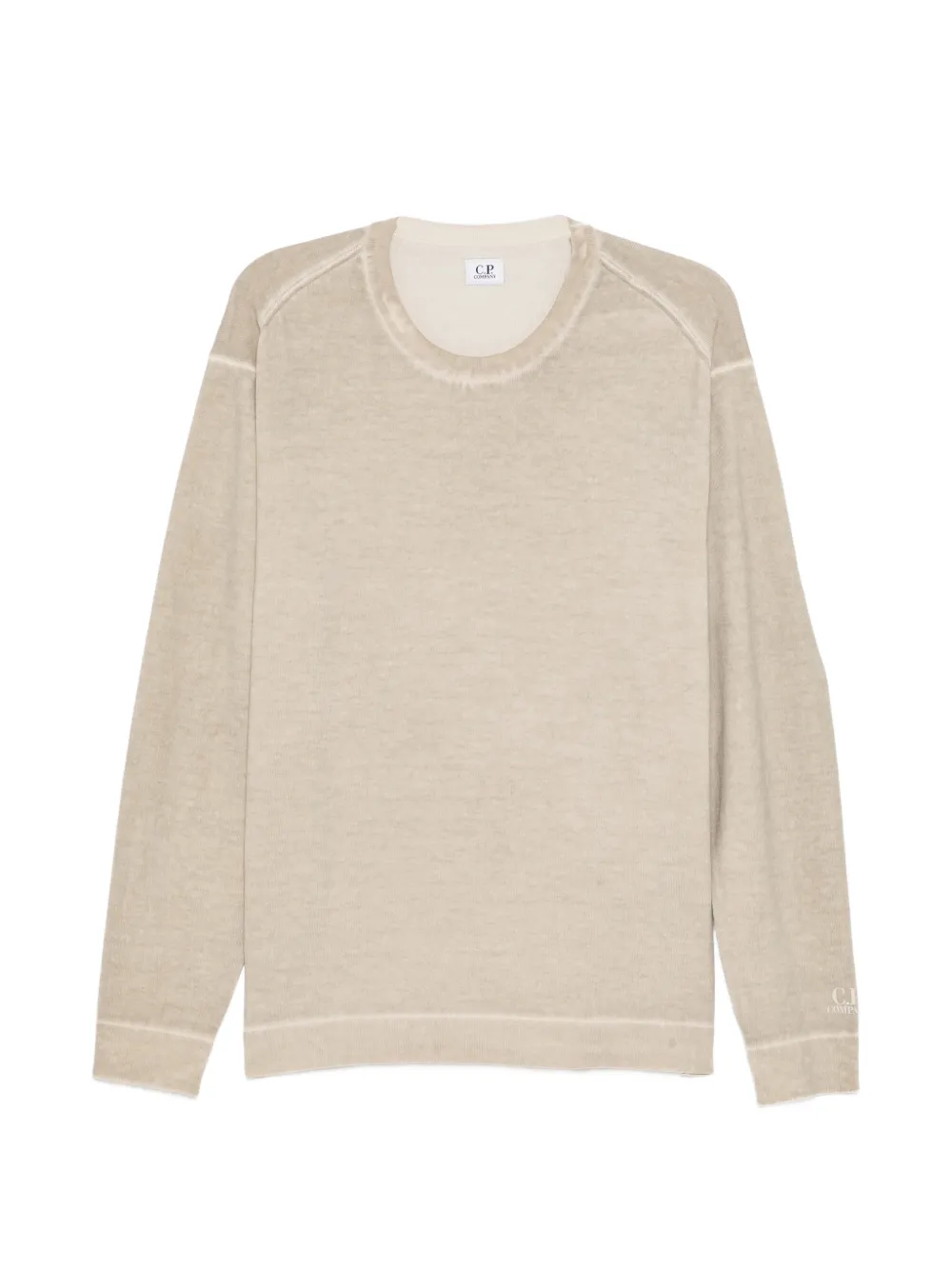 C.P. Company double-dyed sweatshirt - Toni neutri