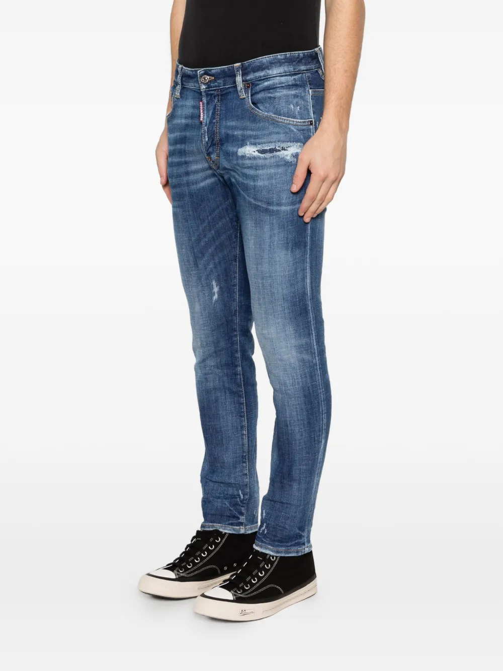 DSQUARED2 Gerafelde jeans Blauw