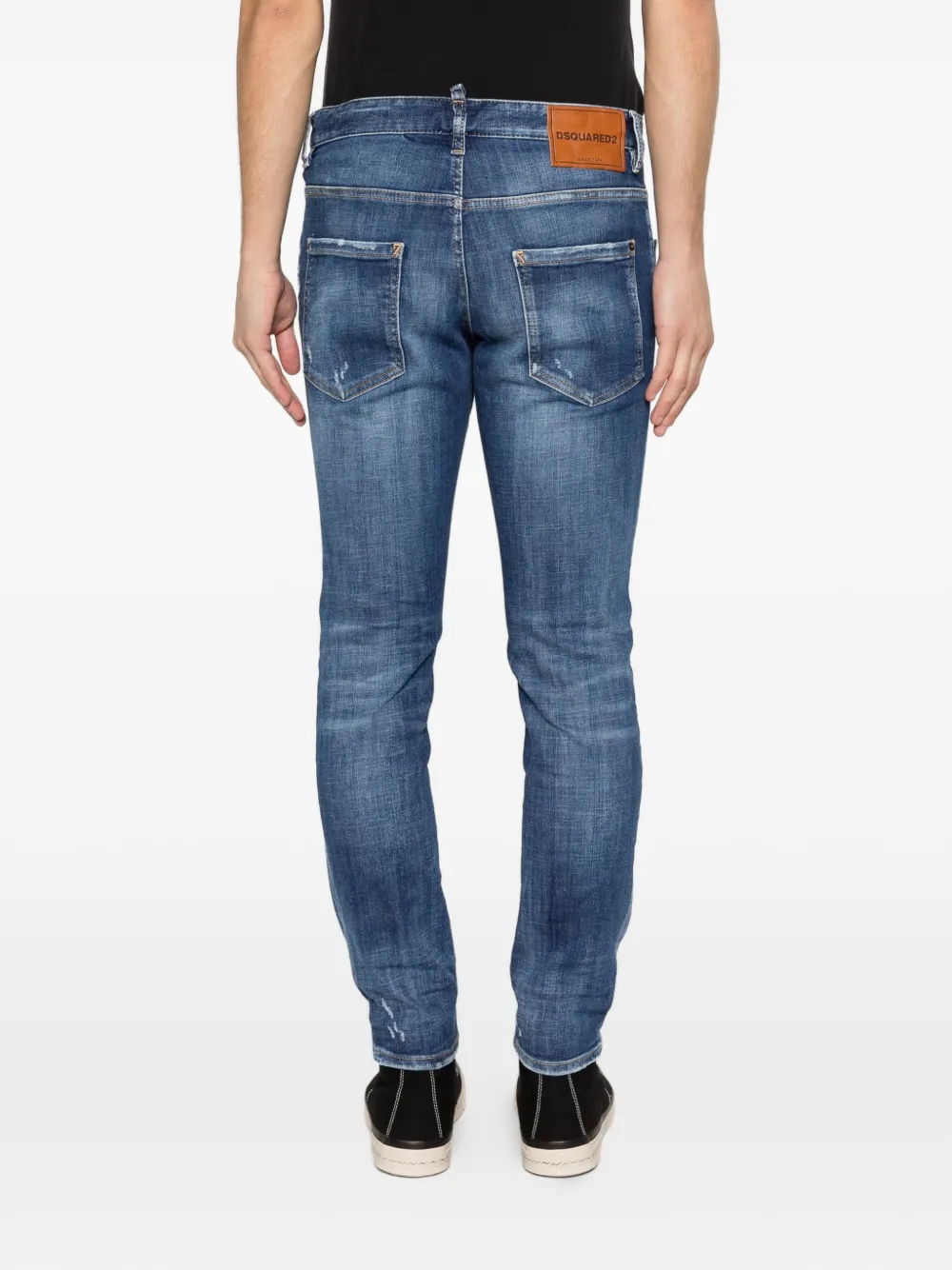 DSQUARED2 Gerafelde jeans Blauw