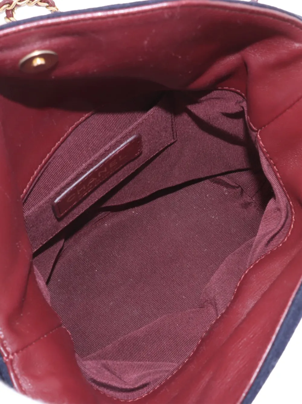 2018-2019 Paris Hamburg Quilted Wool Coco Sailor Charms Bucket Bag