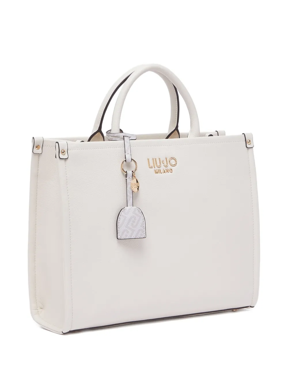 LIU JO Medium handtas met bedel Wit