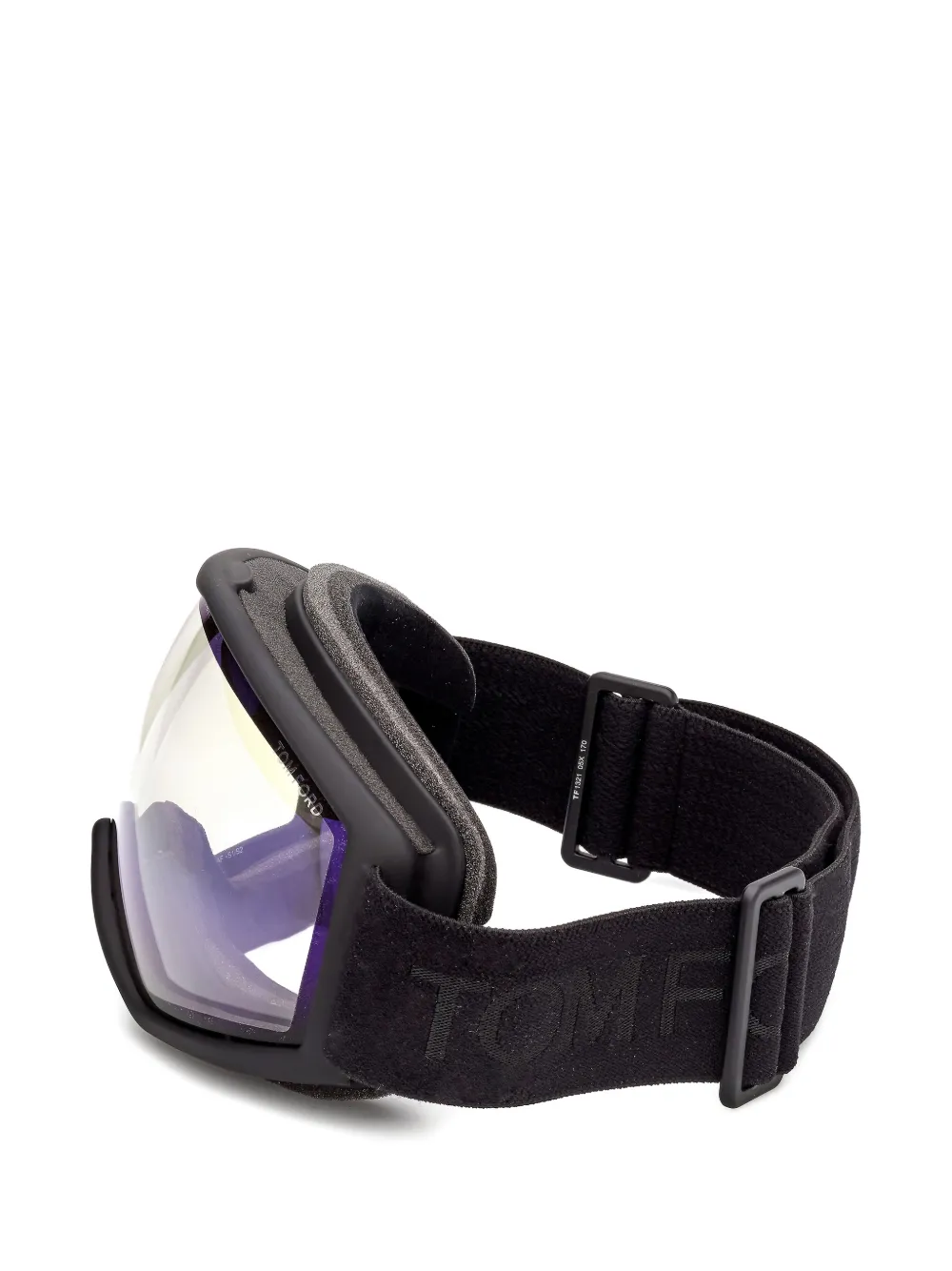 TOM FORD Eyewear Skibril met spiegelende glazen Zwart