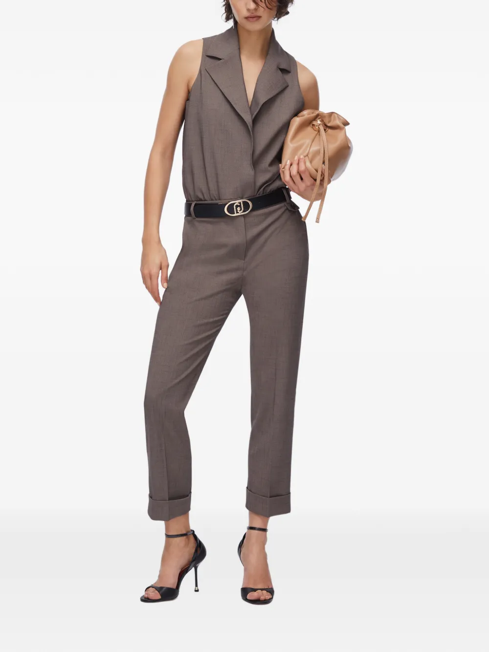  Liu Jo Mélange Vest - Brown 