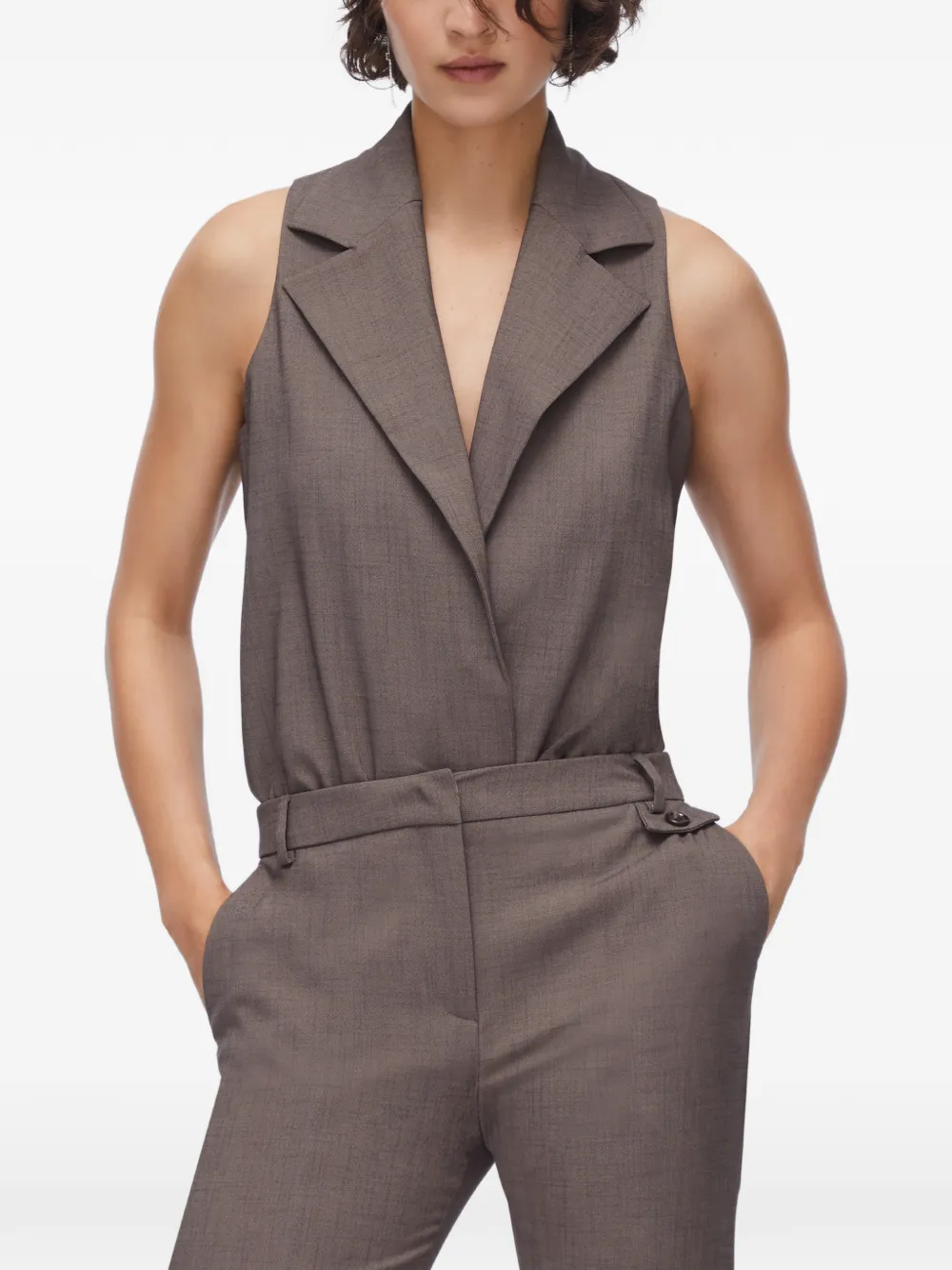  Liu Jo Mélange Vest - Brown 