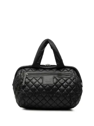 CHANEL Pre-Owned 2011 マトラッセ ナイロン ココ コクーン ボウリング