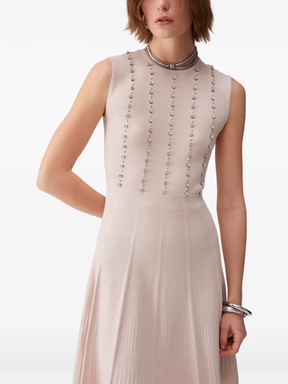  Liu Jo Knitted Dress - Neutrals 