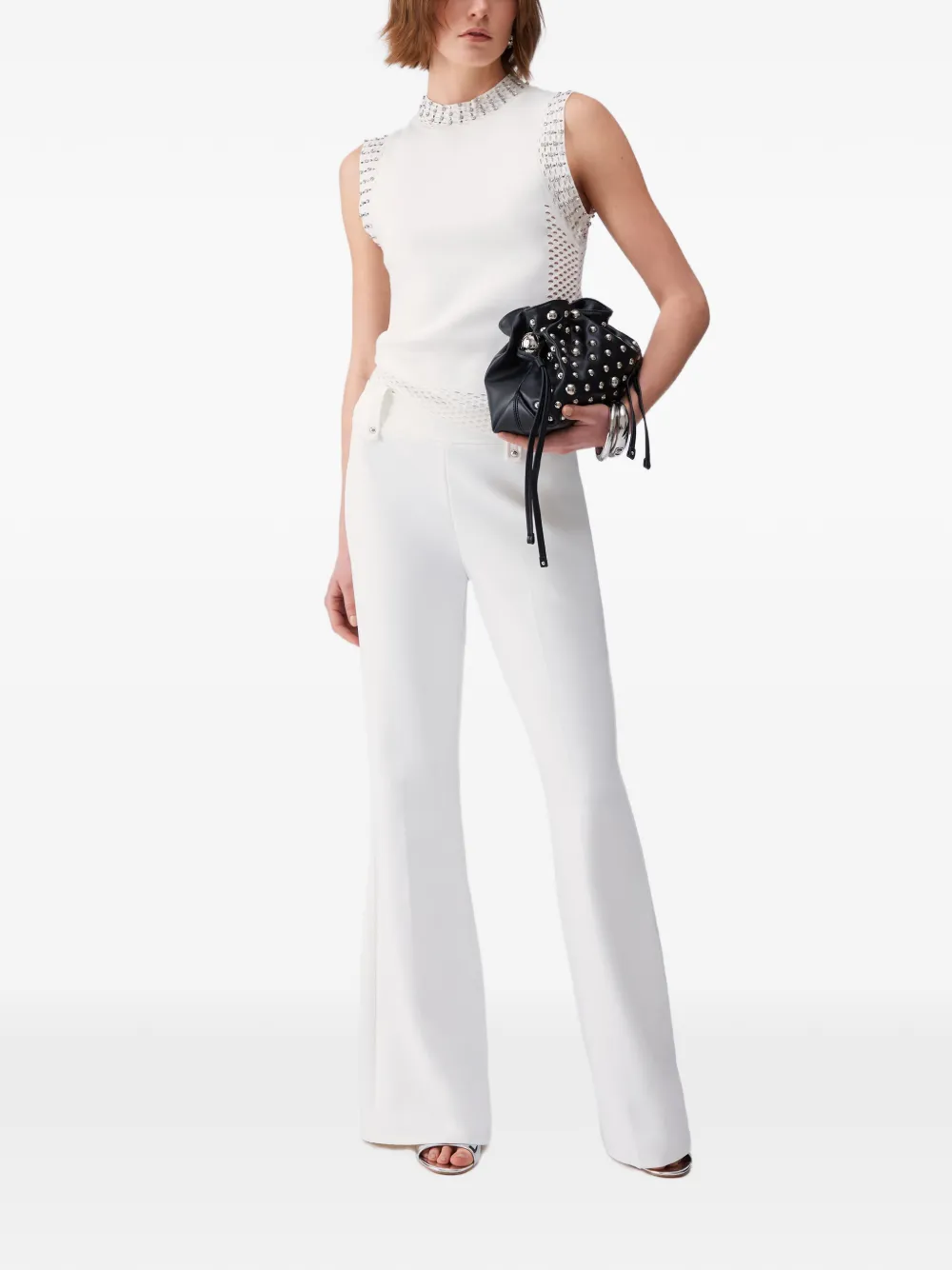  Liu Jo Perforated Top - White 